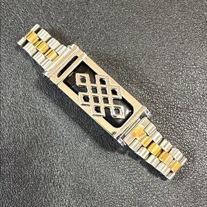 Fitbit Flex With Stainless Steel 2-Tone Band/Case, Discontinued No Charger